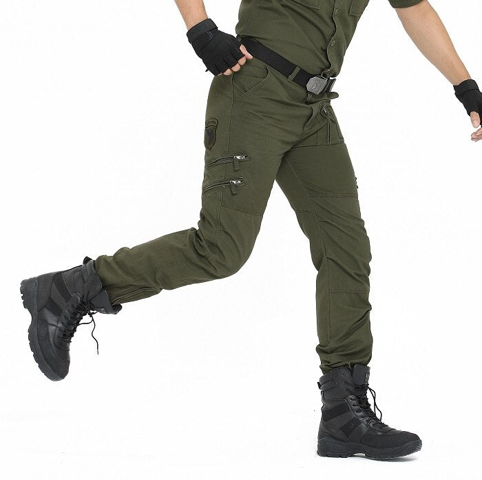 Pantalones cargo multibolsillos para hombre