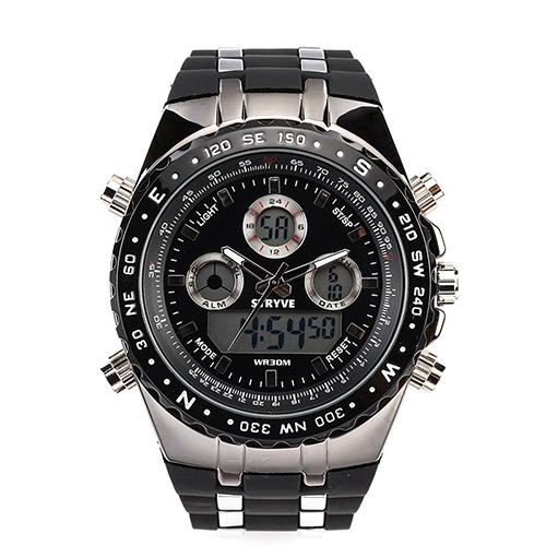 Relojes de alta calidad con doble pantalla para hombre
