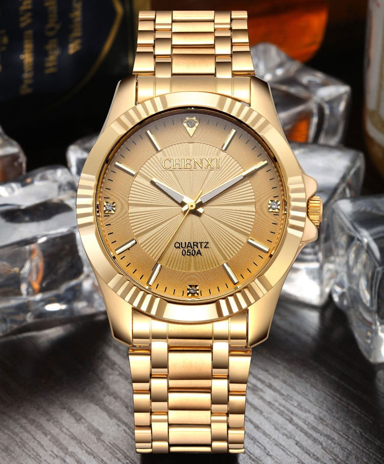 Relojes de acero inoxidable Sunrise para hombre