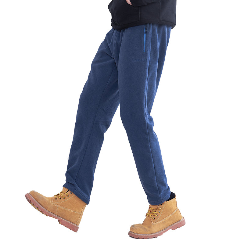 Pantalones de felpa cálidos para hombre