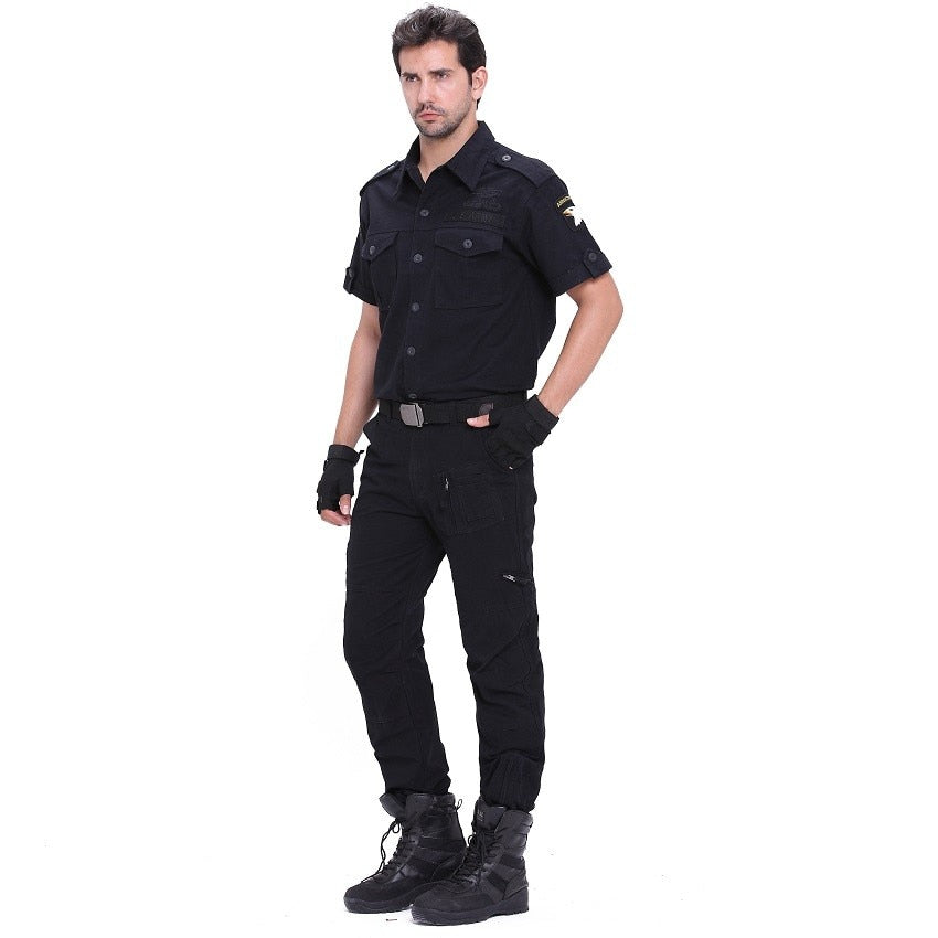 Pantalones cargo multibolsillos para hombre