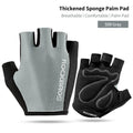 Guantes de ciclismo antideslizantes y a prueba de golpes de medio dedo para unisex
