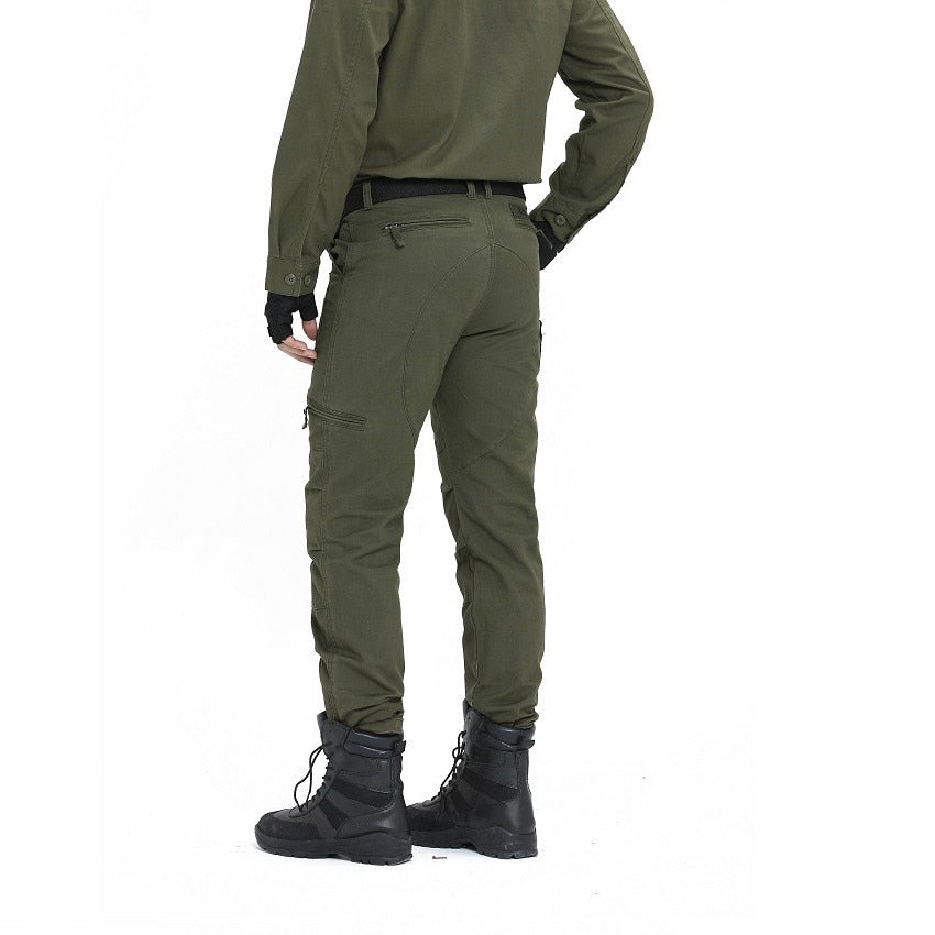 Pantalones cargo multibolsillos para hombre