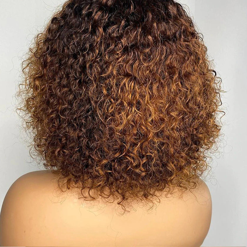 Curly Short Human Hair Wig